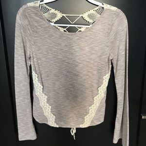 Brand New Lace Back Top